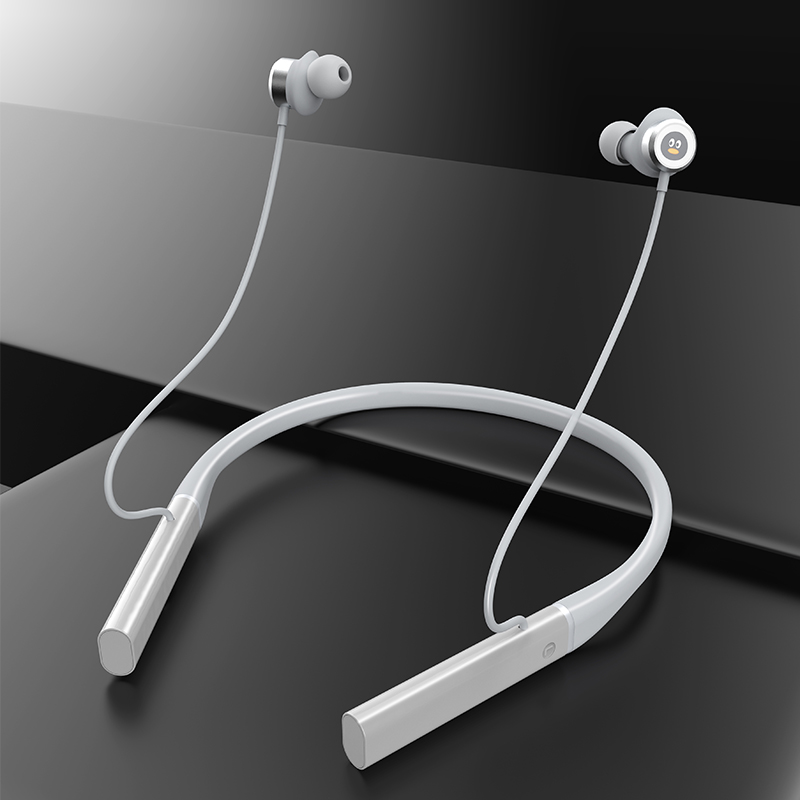 腾讯QQfamily QWS200 运动蓝牙耳机挂脖式跑步半入耳式耳机通用