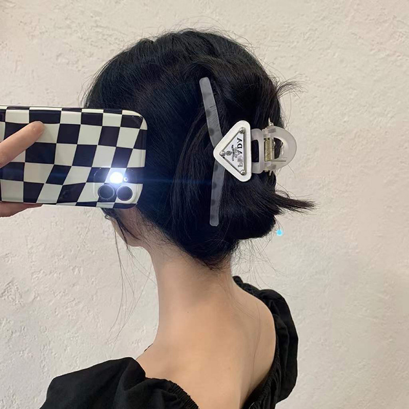 Suitable for Large Letter Hair Clips, Metal Shark Clips for Women with Thick Hair