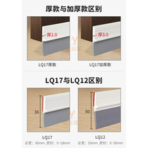 xyf door bottom door seam sealing strip is protected by soundproof glass door windproof bathroom door waterproof strip rubber strip gap protection