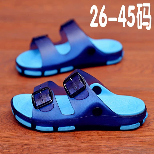 Детские летние нескользящие тапочки для мальчиков, сандалии, модные слайдеры, семейный стиль, подходит для подростков