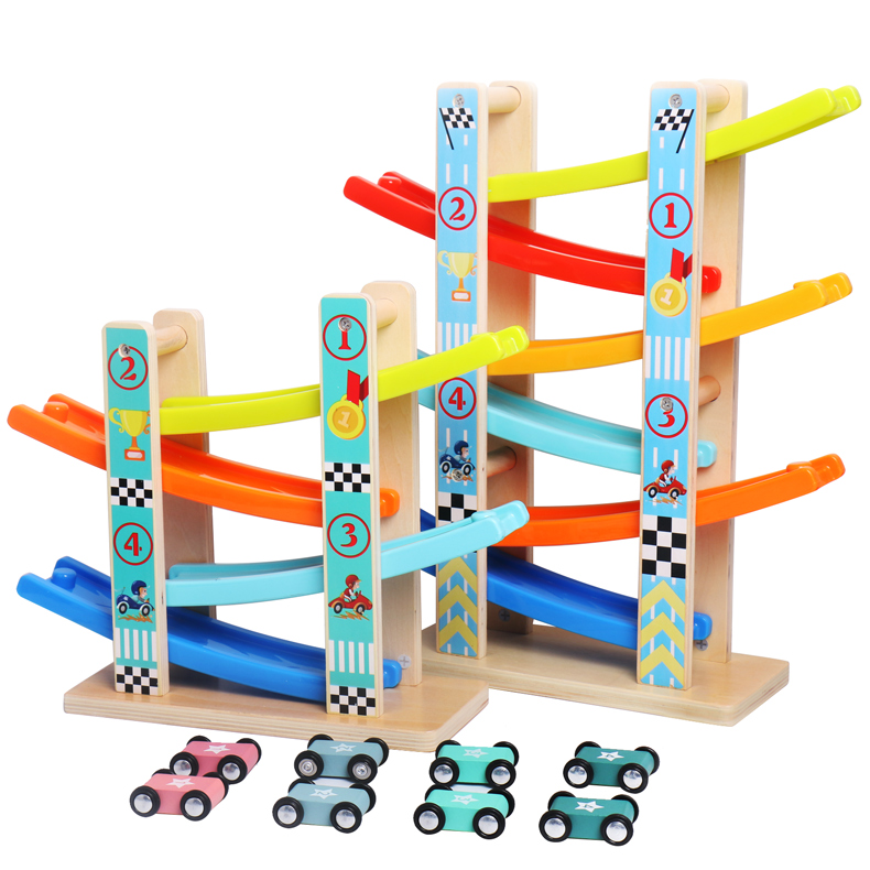 Baby sliding toy Xiang track Small car runway Runway Puzzle force Child male and female children wooden 0-2-3-6 years old