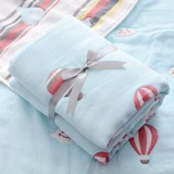 Марлевое хлопковое детское банное полотенце для новорожденных для младенца, одеяло для детского сада, увеличенная толщина