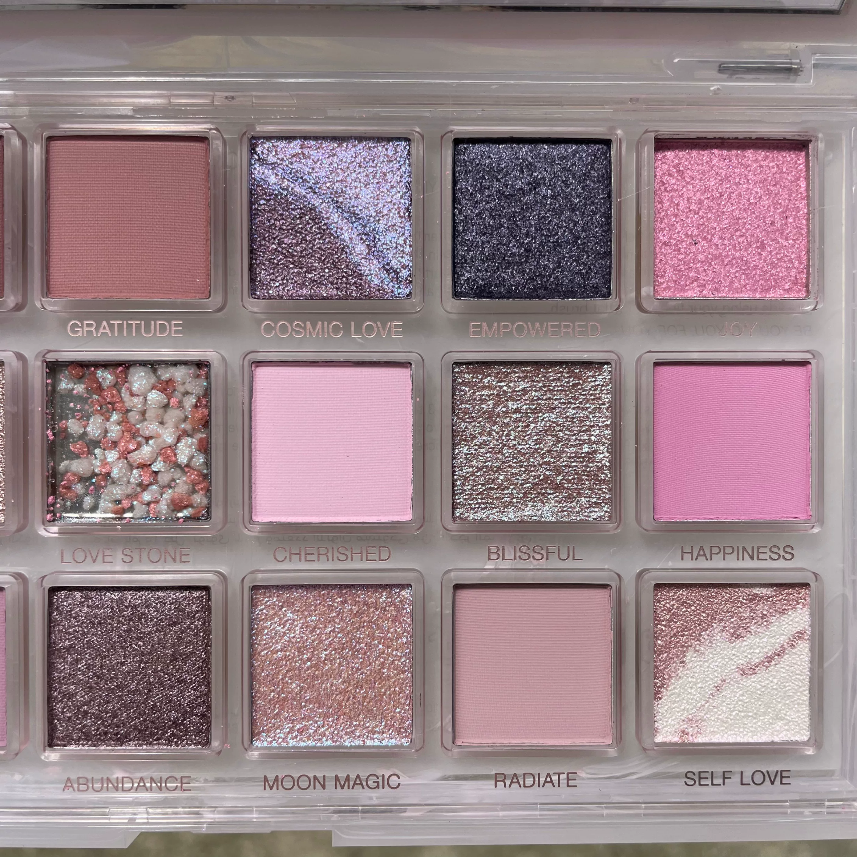 [Готовая к продаже новинка HUDA BEAUTY 18-цветная палетка теней для век empowerед / rose quartz]