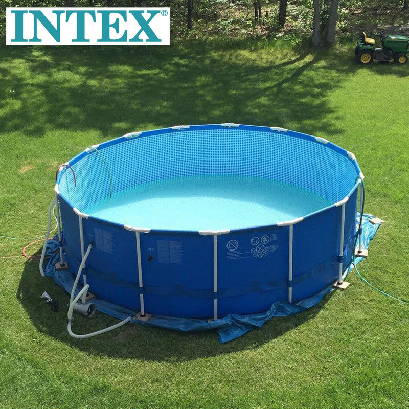 Intex Item Summer essential item 💦 -intex round support pool 🌟