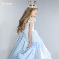 purshare Cinderella Princess dress girl dress 2021 summer dress foreign baby skirt temperament