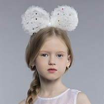 pureshare-children cute hair hoop little girl girl Aisha headdress Super fairy head hoop baby belt