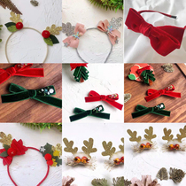 pureshare-Christmas series hairclip handmade heavy work fine fine work Christmas clothing accessories hairclip