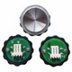 Xizi Otis OTIS Hangzhou Xio elevator button BR27C hole spacing 27MM concave wordless glossy button