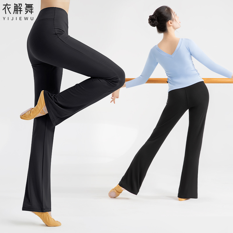 Classical Conspicuity Dance Pants Autumn Winter Modale Adult Female Modern Dancing Skills body training Microlapants-Taobao