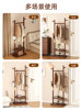 Solid Wood Floor-Standing Clothes Hanger, Bedroom Coat Rack, Household Clothes Rack That Does Not Take up Space, Clothes Hanger