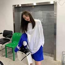 MUJINLU white long sleeve T-shirt female spring autumn 2022 new loose undershirt casual mid-length pure color blouse