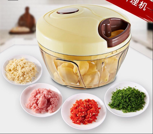 Pulling machine small meat grinder crushing machine pulling garlic blender home multi-function peeling garlic artifact cutting machine