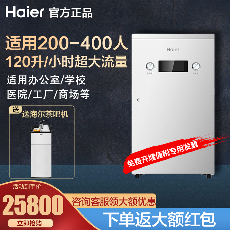 Haier commercial water purifier public public water dispenser water filter 800G water purifier direct drink