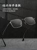 Ultra-Light Pure Titanium Glasses for Men, Suitable for Prescription Lenses, Vintage Square Frame, Business Style, Danyang, Large Face Eyeglass Frame for Men