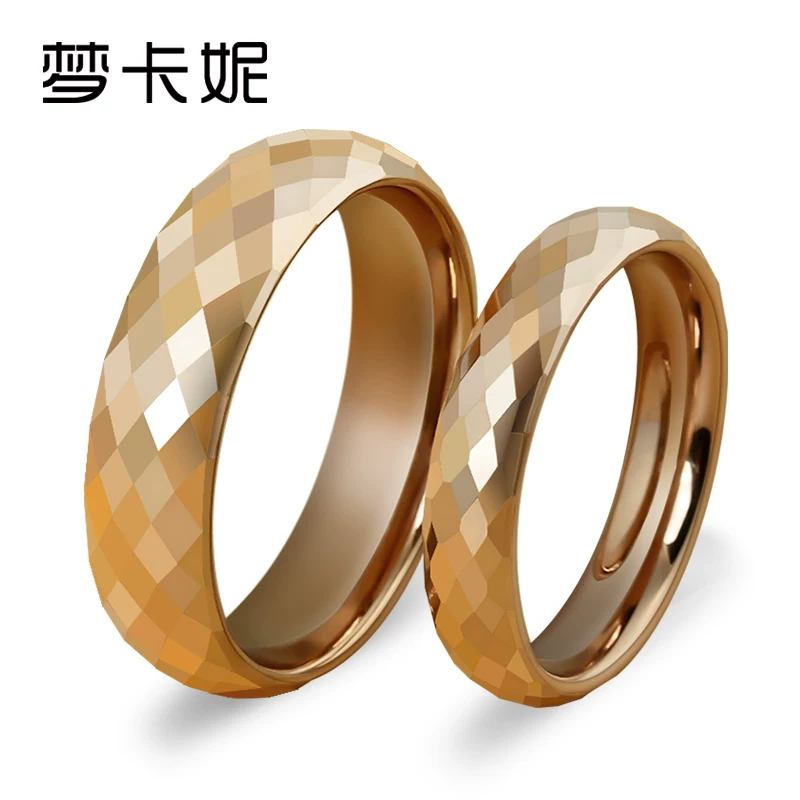 Ring with diamond pattern, for beloved, Birthday gift, custom-made