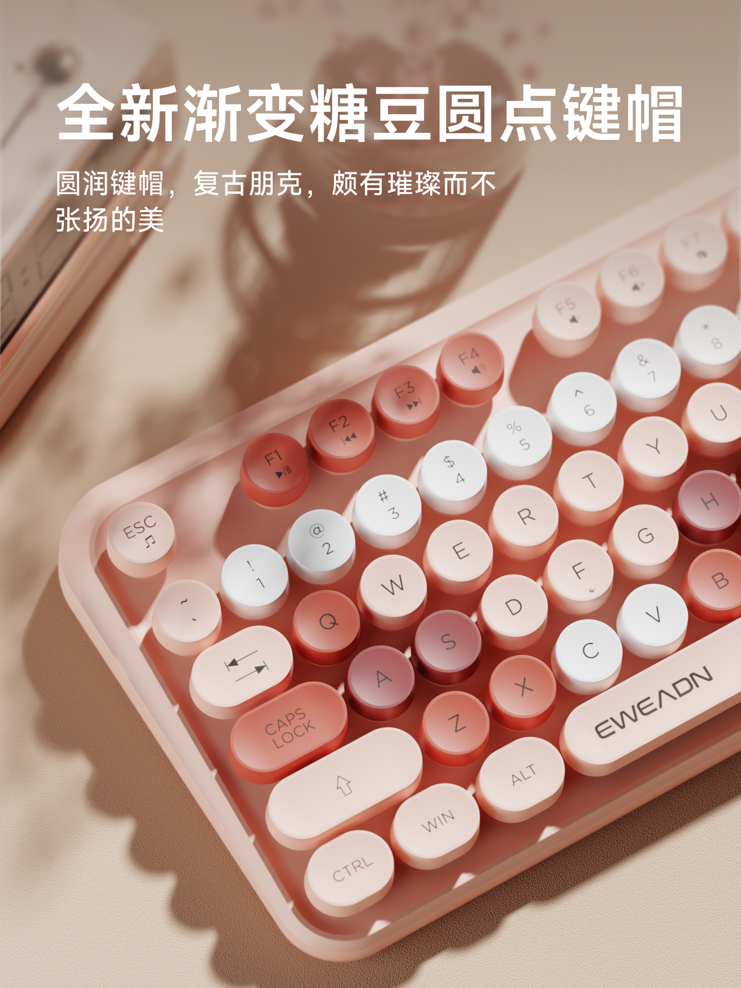 Forerunner V96 Wireless Keyboard and Mouse Set Bluetooth Silent Mechanical Feel Keyboard and Mouse for Girls Office Use High Aesthetic Value