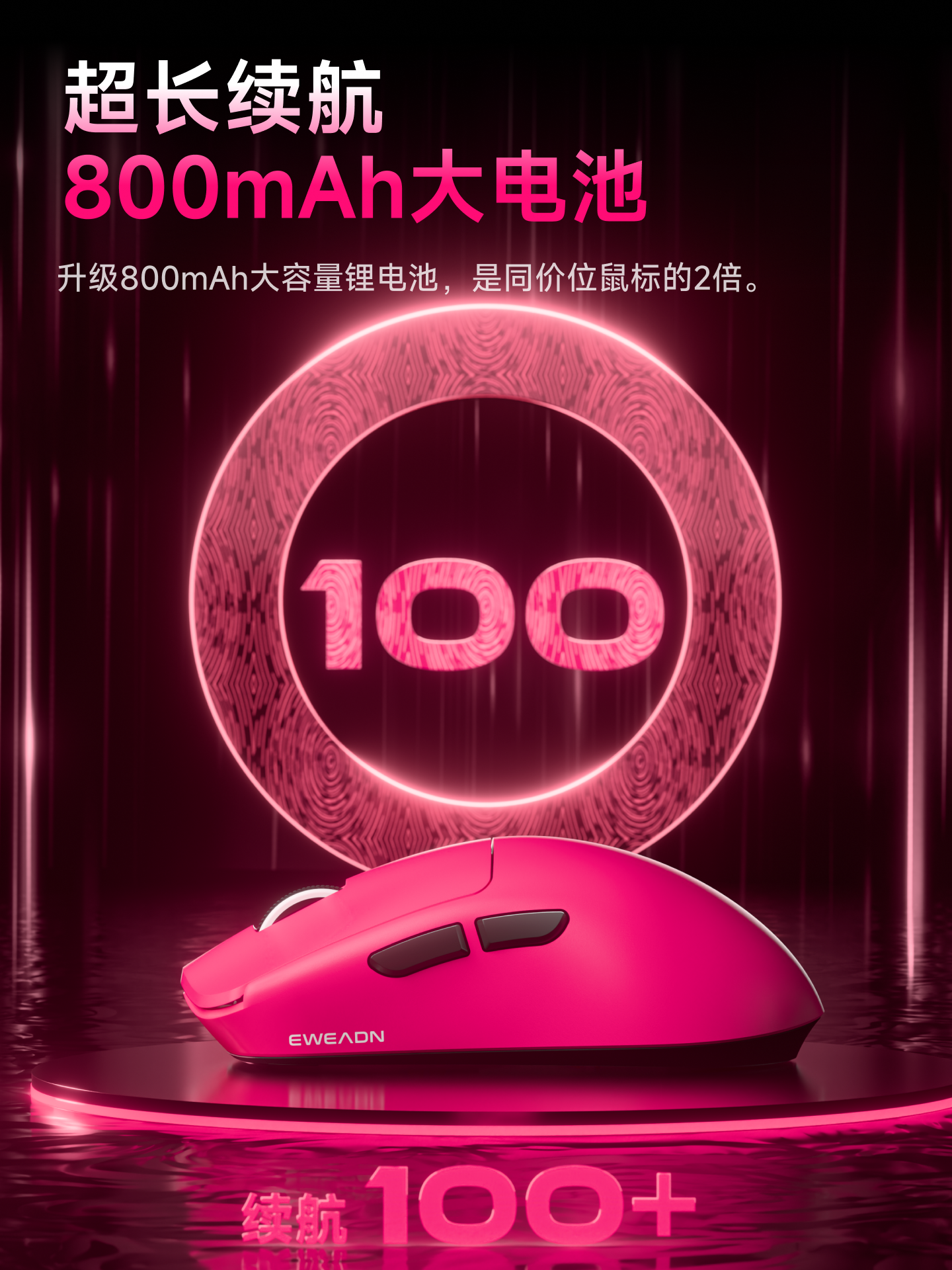 Forerunner X23 E-Sports Gaming Mouse Wired Wireless Bluetooth Laptop Office Ergonomic Mouse