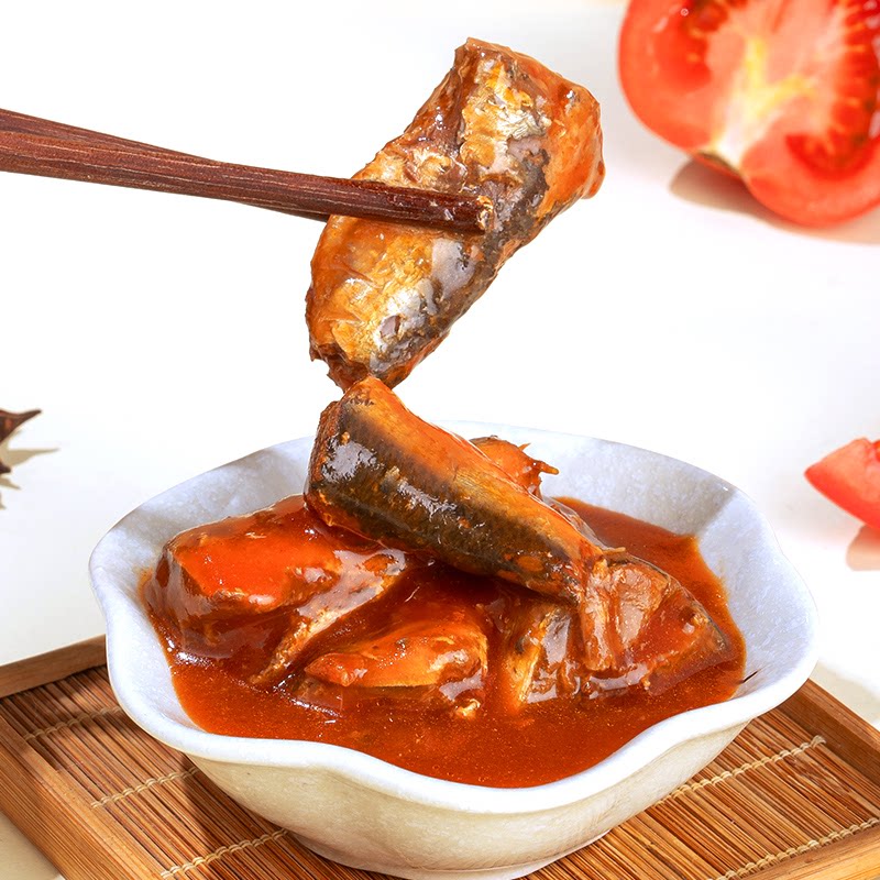 古龙茄汁沙丁鱼425g*2,即食拌番茄鱼下饭菜,酸辣熟食海鲜罐头的绝妙打开方式!?-鱼类罐头-淘宝好物网