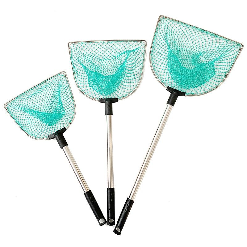 Stainless Steel Bailing Nets Fishing Nets Shrimp Seafood Aquatic Fishing Scoop Supermarket Hotel Tools Plagiarism full set