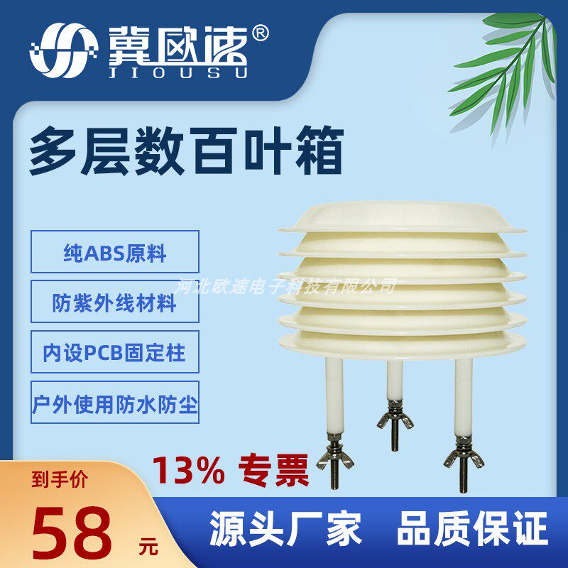 Multi-layer light louver box shell with various layers can be customized outdoor radiation cover windshield rain cover accessories