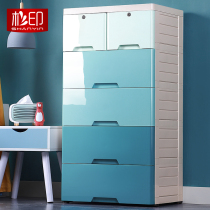 50-66cm Fir India thickened King-size ABS drawer storage cabinet Plastic storage cabinet Storage artifact Chest of drawers