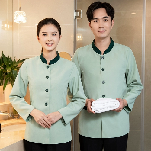 Собственность Семейство Политическое отель отель гость поклонение Chang Sleepbul Club Чистый тетушка рабочая услуга женское обслуживание Bao jie Осень и зима