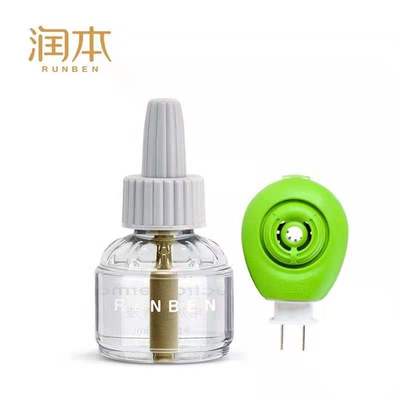 润本电热蚊香液婴儿电蚊香宝宝驱蚊液儿童驱蚊器防蚊液蚊香器3瓶