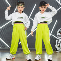 Children Jazz Dance Costumes Girl Hip Hop Street Dance Suit Personality Handsome Autumn Fried Street Boomer Girls Acting Out