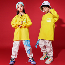 Street Dance Suit Children Wave Cool Boy Hip Hop Hiphop Child Clothing Loose Handsome Girl Dance Play Out of Spring and Autumn
