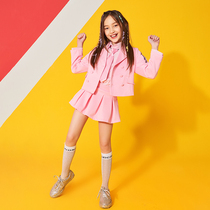 Girls College Wind JK Korean version of walking show Tide Fashion Jazz Dance Suit Kindergarten Performed to Girl Group Performance Suit