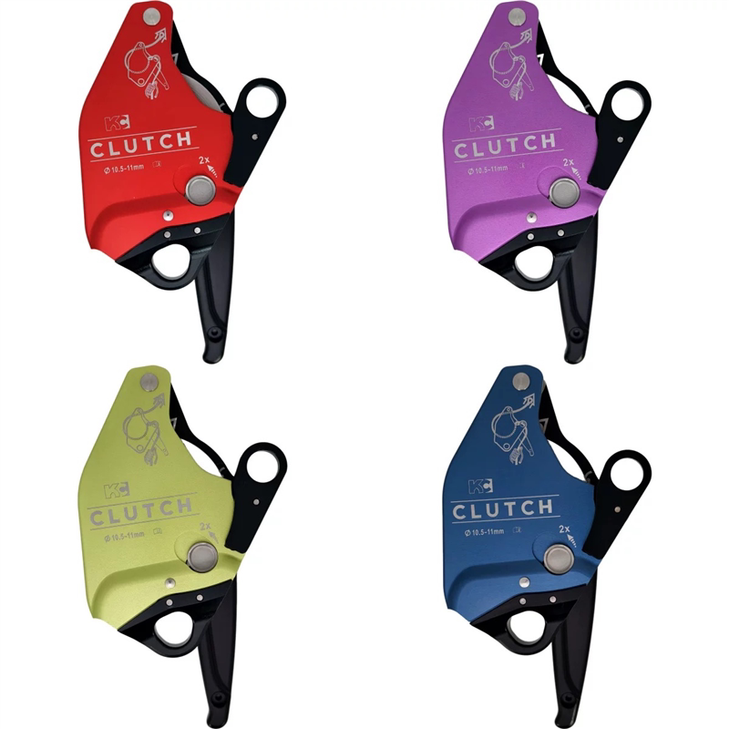 Descent Clutch Rope High-Altitude Rescue Lifting and Lowering One-Way Brake Pulley Protector Safety Descender