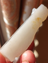 19 9 yuan bonus authentic Shoushan stone rock candy lychee jelly wool full silk can be made into small ornaments pendant