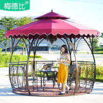 Mederby outdoor pavilion tent garden courtyard sunshade outdoor Villa Terrace leisure pavilion aluminum alloy