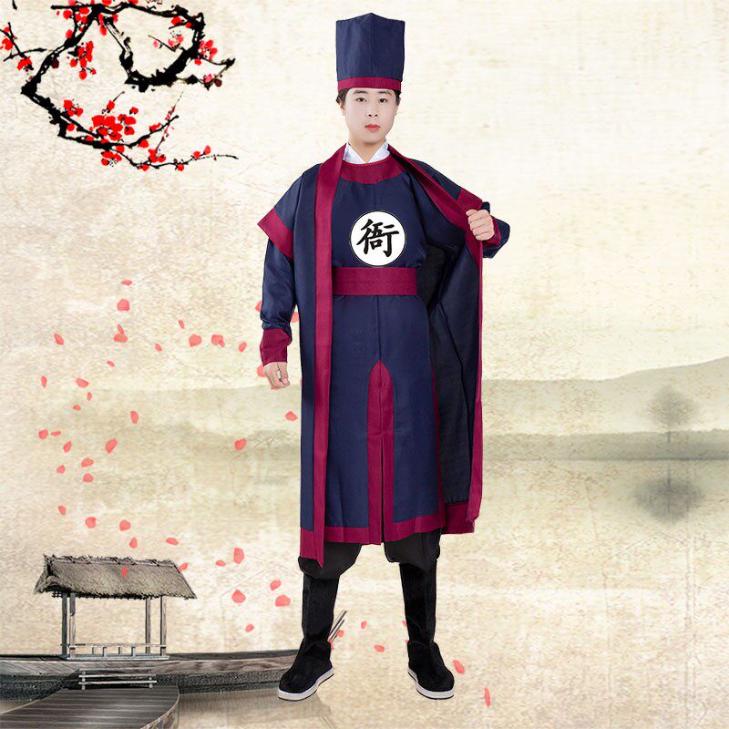 Ancient costume imperial guard Ming Dynasty Song Dynasty officers and soldiers Yamen clothing Yamen female head catcher fast year conversation according to performance clothing