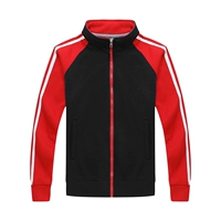 Черные красные рукава (обычная модель)