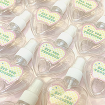 (Two) Exclusive Original Powder Love Spray Alcohol Portable Hook Packing Empty Bottles Can Be Customized