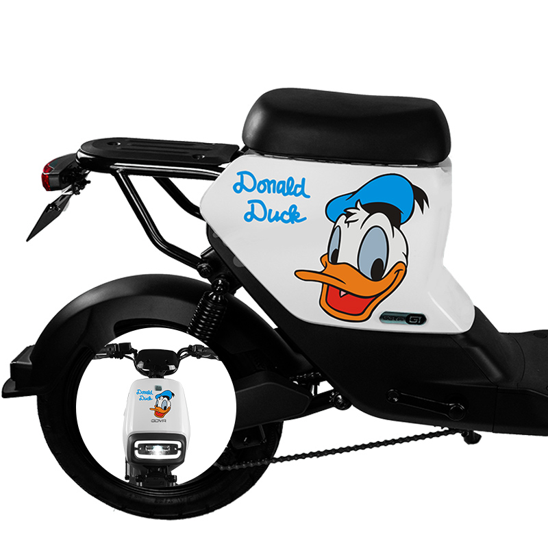 Small Bull New National Standard G1 Electric Car Stickers Cartoon Waterproof Adhesive Film Creative Decorative body applid Waterproof Retrofit Sticker