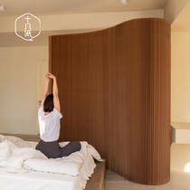 18 paper screen partition wall folding fence plate room separation board Bookframe partition wall moving soft screen wind wall