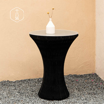 Eighteen Paper Rome Table Folding Table Folding Table Fashion Creative High Table Living Room Bedroom Mobile Round Table