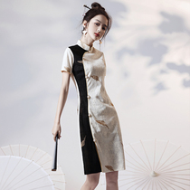 Improvement of the qipao Womens Summer 2022 New temperament young Petty Everyday Fashion National Tide China Wind Short
