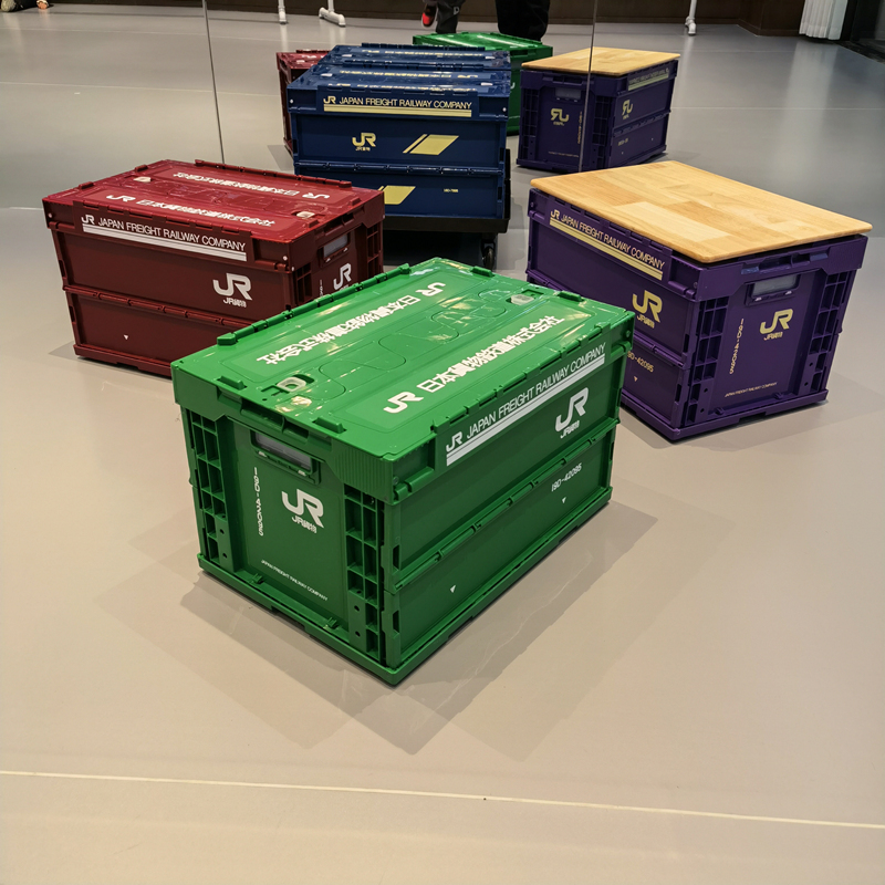 Trendy Japanese-Style Jr Foldable Storage Box, Industrial-Style Organizing Box, 50L Foldable Book Moving Box Trendy Japanese-Style Jr Foldable Storage Box, Industrial-Style Organizing Box, 50L Foldable Book Moving Box