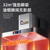 Ran Ting Commercial Range Hood for Rural Stoves, Wood-Burning Stoves, High-Power Kitchen Range Hood with Strong Suction