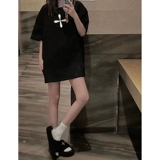 Черная футболка для отдыха, коллекция 2023, в американском стиле