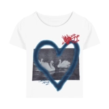 Летняя футболка с коротким рукавом для отдыха, сексуальная парная одежда для влюбленных, короткий рукав