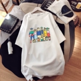 Белая длинная приятная телу футболка, средней длины, короткий рукав, свободный крой, большой размер