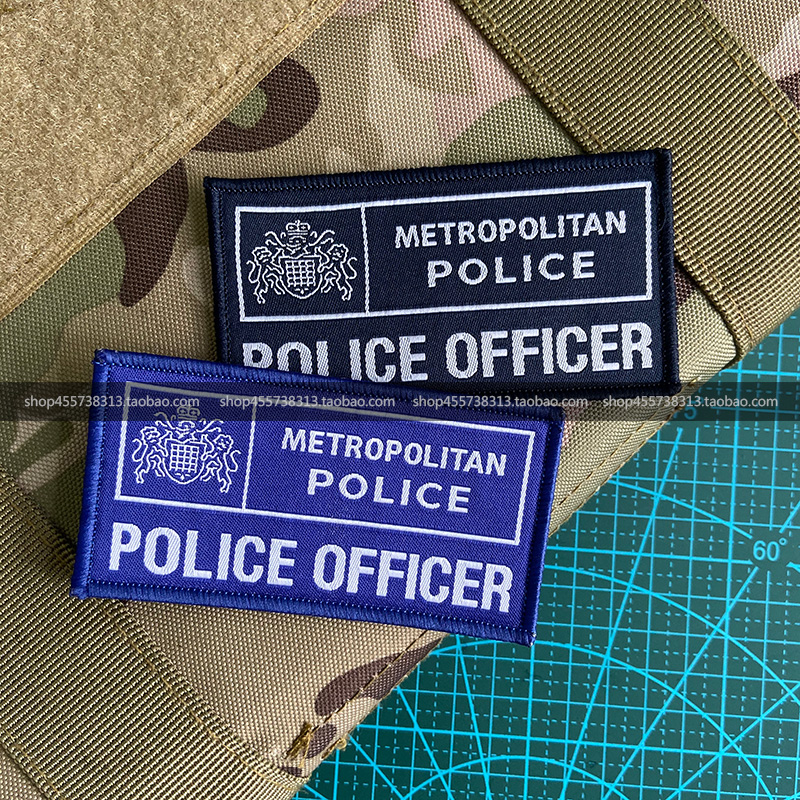 British city special operations badge Velcro chapter military fan badge personality cloth sticker backpack sticker