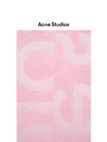 [Special 40% off ]Acne Studios Unisex Wool Blend Letter Print Tassel Scarf Gift