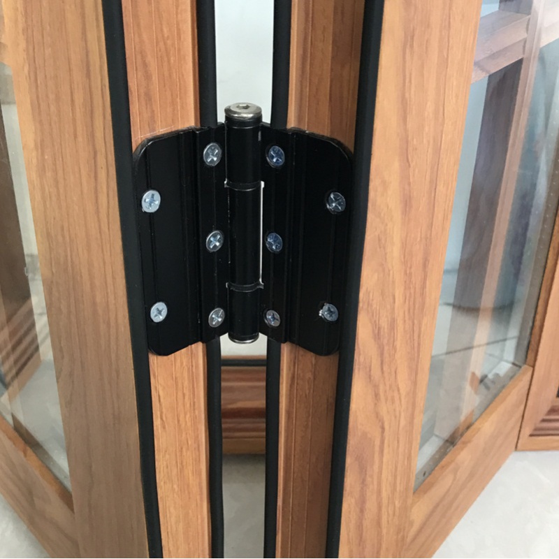 Folding door accessories Solid wood door hinge Aluminum alloy greenhouse sliding door Glass door Large folding door loose-leaf hinge