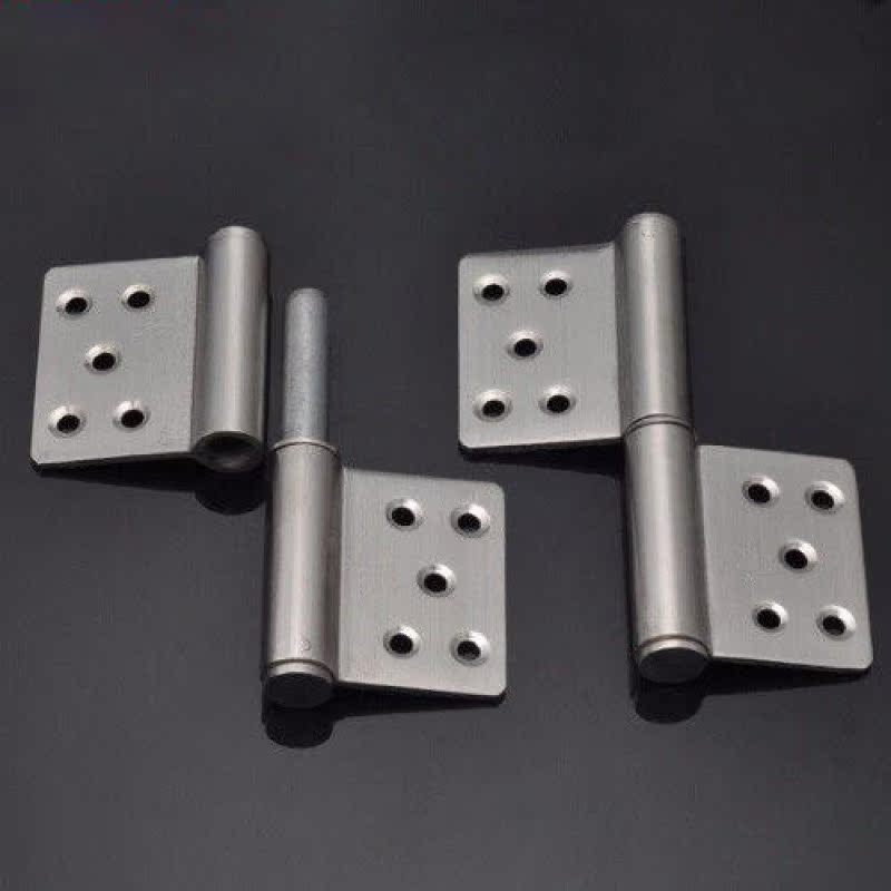 Thickened stainless steel thickened flag type hinged fireproof door wooden door hinge disassembly hinged hinge 4 inch 5 inch