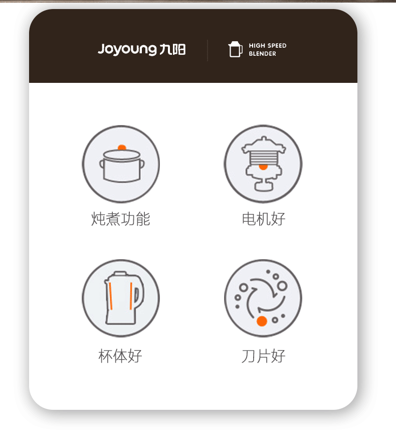 九阳 全自动智能破壁料理机 一机多用 图2